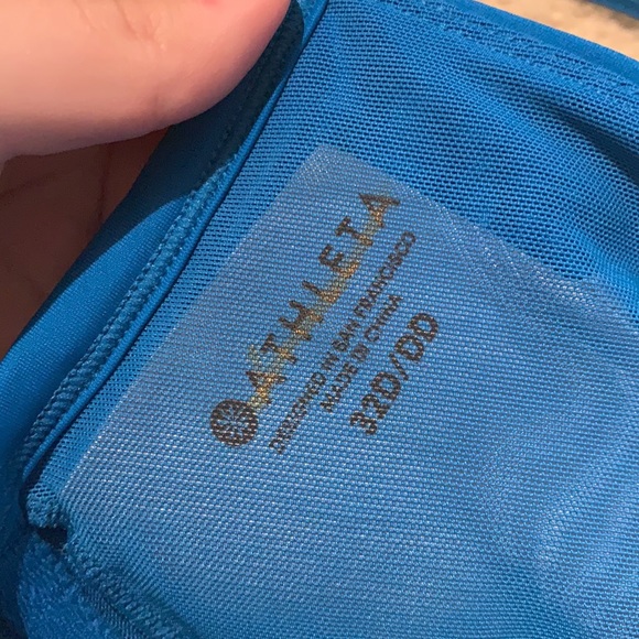 Athleta 32D/DD Twister Tankini Top Quantum Blue - Picture 7 of 8